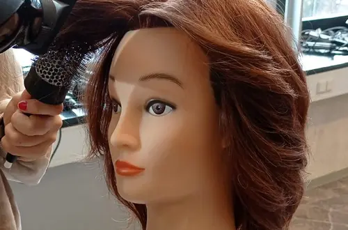 Föhnen der Haare Föhnen der Haare