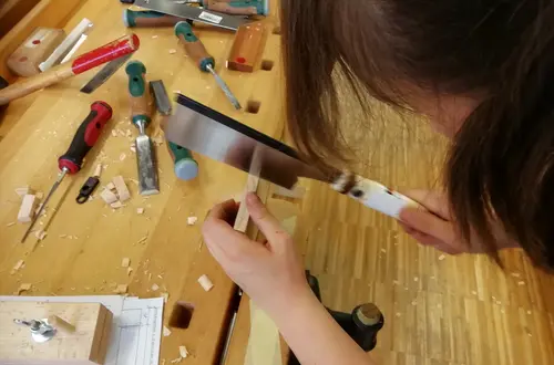 Sägen am Werkstück Sägen am Werkstück