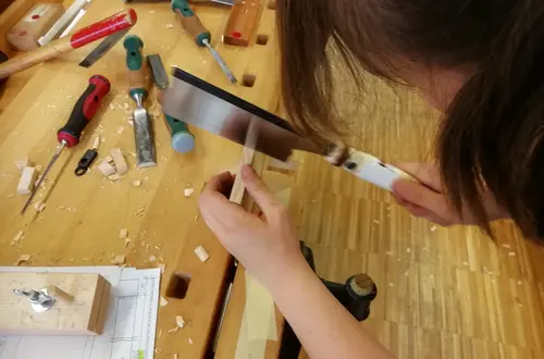 Sägen am Werkstück Sägen am Werkstück