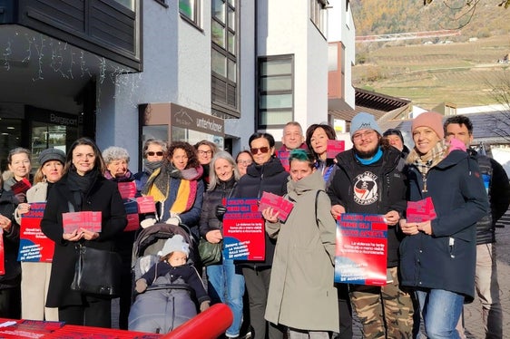 Naturno flashmob nel centro