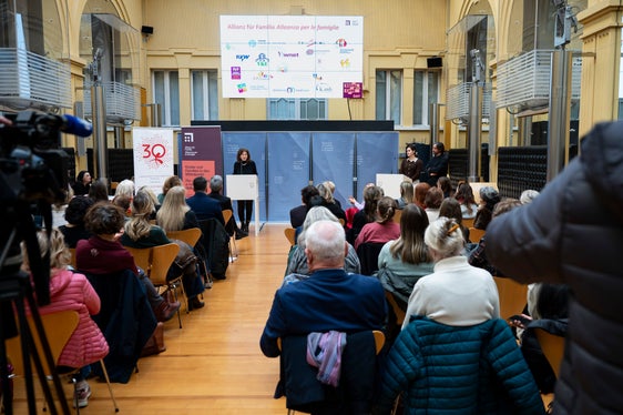 Christa Ladurner dell'Alleanza per la famiglia (ASC/Fabio Brucculeri)