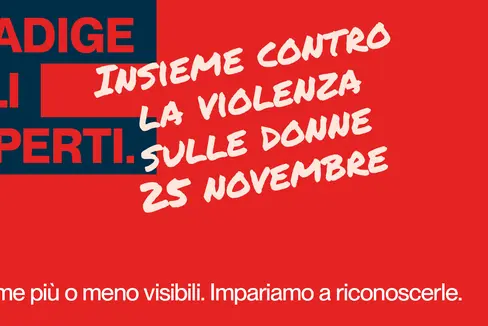 Il motto della campagna contro la violenza sulle donne 2024 - orizzontale