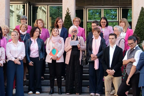 Grußworte der Vizepräsidentin des Landesbeirats Nadia Mazzardis