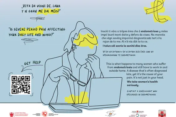 Postkarte Endometriose 3B