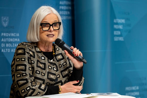 “Parlate bene di voi stesse, rendete pubblici e visibili i risultati che avete raggiunto”, ha detto la vicepresidente della Commissione pari opportunità Nadia Mazzardis (Foto: USP/Fabio Brucculeri)