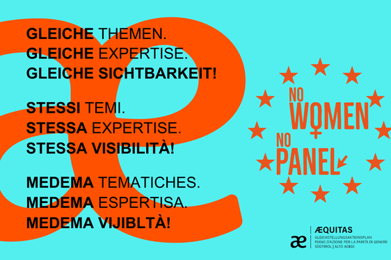 La stessa visibilità è l'obiettivo: No Women No Panel!