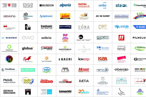 Ad oggi 90 partner, tra cui Provincia e Comune di Bolzano, hanno aderito al Pride Month di giugno 2024 (Grafica: ASP/Ufficio Lingue ufficiali e diritti civici)