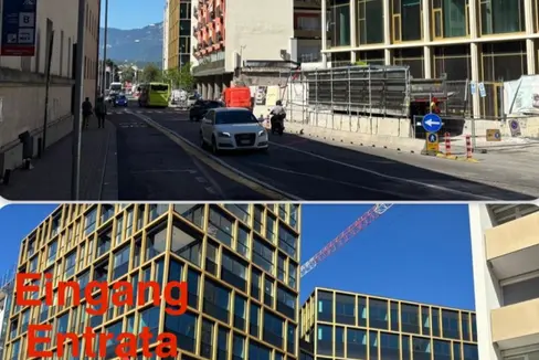 Der neue Sitz in der Garibaldistraße 14 in Bozen