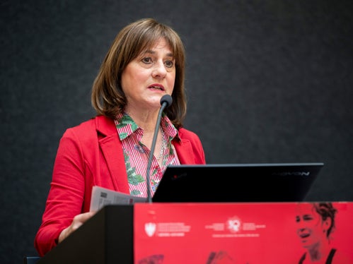 Anna Holzknecht, coordinatrice del gruppo di lavoro Donna & Lavoro & Economia della Commissione provinciale per le pari opportunità (foto: USP/Fabio Brucculeri)