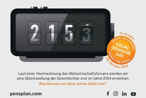 Der Equal Pension Day wird auch in diesem Jahr vom Landesbeirat für Chancengleichheit für Frauen unterstützt