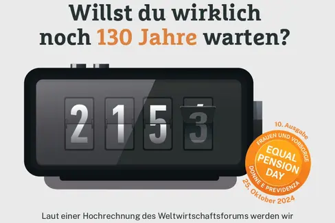 Der Equal Pension Day wird auch in diesem Jahr vom Landesbeirat für Chancengleichheit für Frauen unterstützt