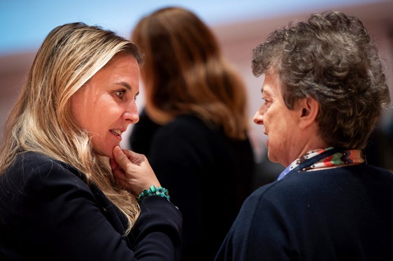 Ulrike Oberhammer e Luisa Gnecchi (Foto: USP/Fabio Brucculeri)