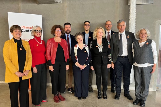 von li. nach re.: Donatella Lucian, Nadia Mazzardis, Johanna Vaja, Matteo Borzaga, Marialuisa Gnecchi, Christian Romano, Marilena Guerra, Luca Filippi, Carlo Daldoss und Maria Cristina Giovannini
(c) Pensplan Centrum AG/Franziska Maria Hack